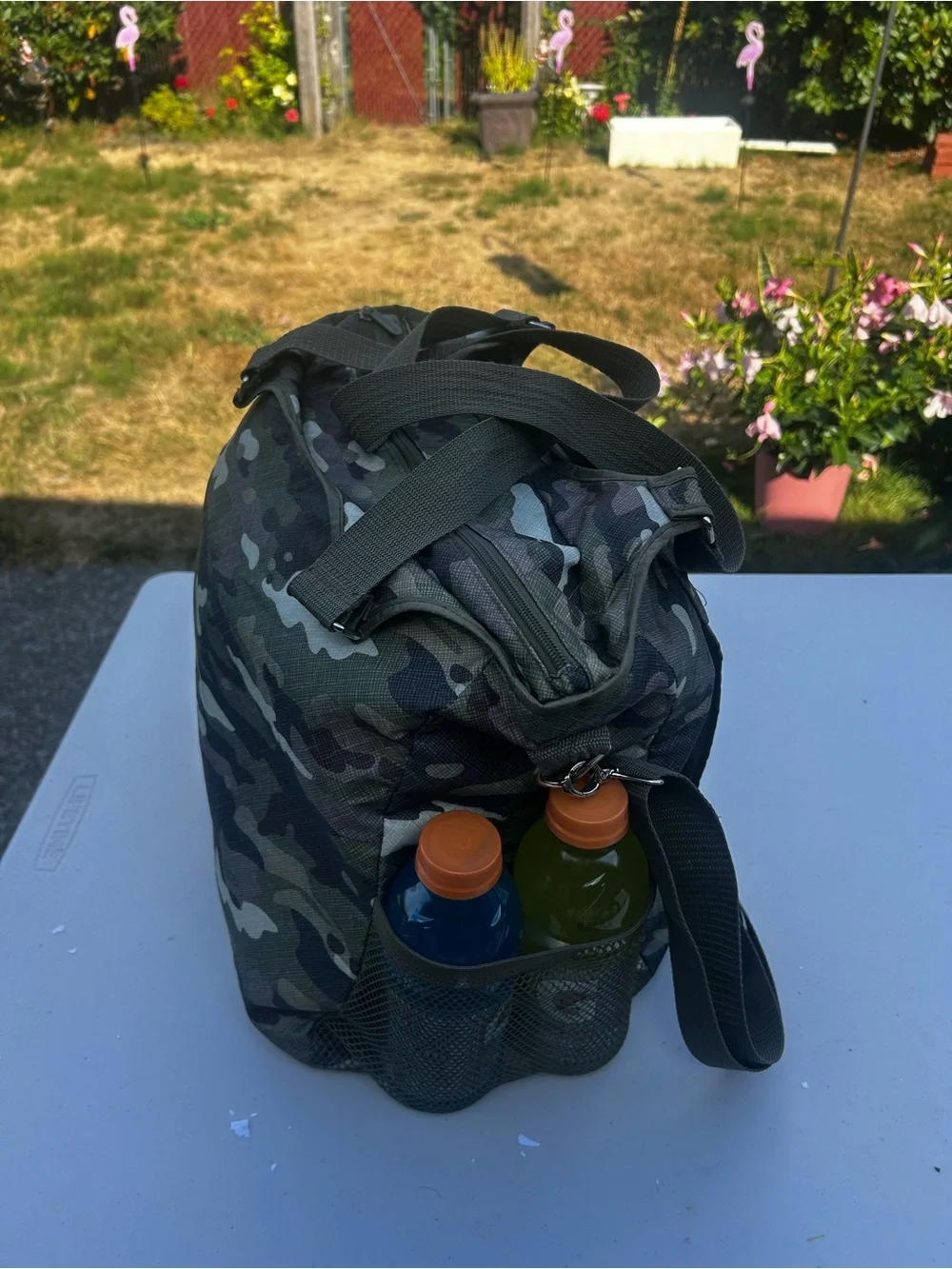 Thirty One All Pro Tote Bag Men's Camouflage with Shoulder Strap Sz 16”X15”X9”